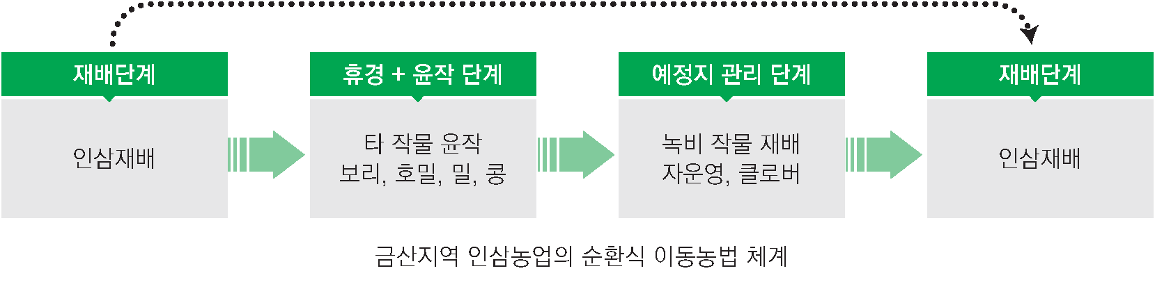금산지역 인삼농업의 순환식 이동농법 체계 이미지